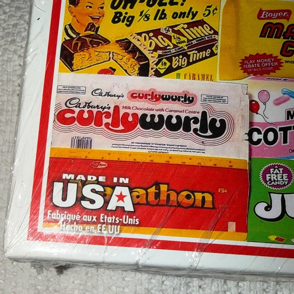White Mountain Candy Wrappers Puzzle - Colorful Fun
